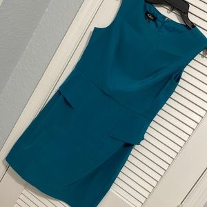 Teal work dress